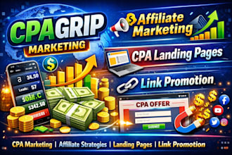 setup CPA high converting landing page drive organic leads, cpagrip promotion