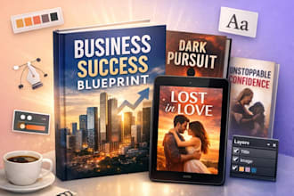 do nonfiction book cover design, ebook cover, amazon kdp