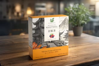 create high end realistic 3d product renders for packaging and ecommerce