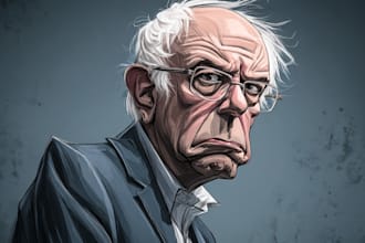 do a political cartoon art