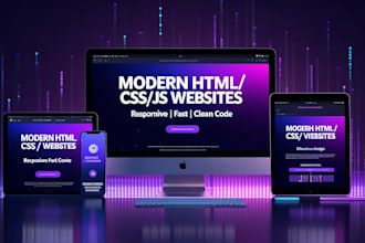 develop with HTML CSS javascript