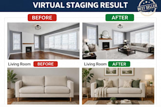 do realistic virtual staging for real estate photos