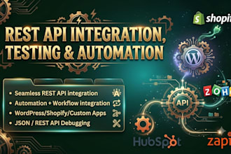 integrate, fix or develop rest,json,xml, whatsapp and soap API