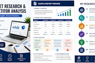 research your market, competitors, and industry trends