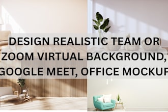 create 25 zoom virtual backgrounds home and office with your logo