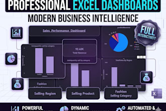 do ecommerce data analysis and excel dashboard reports
