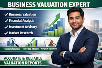 professional business and company valuation, financial analysis report