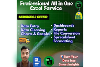 clean, format, merge, split excel data