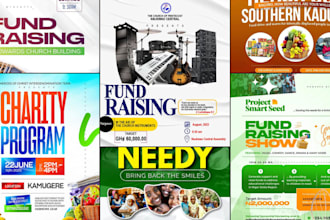 design an amazing flyer, poster, brochure, sales sheet, fundraising, nonprofit