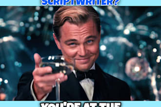 write movie, TV series, and anime recap script for youtube
