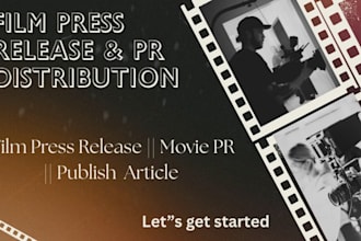 write press release, PR distribution, publish article on media news sites