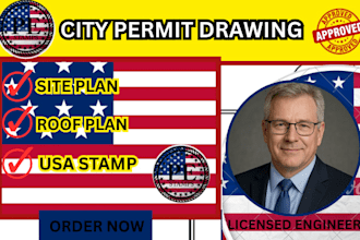 permit drawing,site plan,roof plan,mep drawing,adu permit,usa drawing