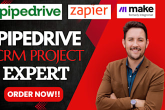 zapier integration for pipedrive crm automations pipedrive crm workflow expert