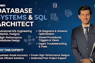 design sql databases, write complex queries, and create er diagrams