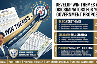 develop win themes and discriminators for your gov proposal