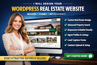 design redesign wordpress real estate website with houzez homey wp residence