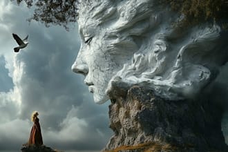 create a photoshop editing and photo manipulation