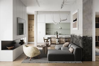 do 3d interior design visualization, modern living room design, ikea 3d bedroom