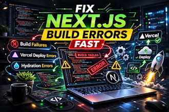 fix nextjs build errors and deployment issues