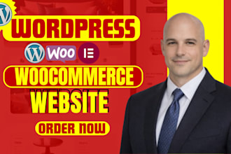 build wordpress woocommerce store, ecommerce website or webshop online store