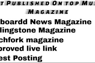 do press release on xxl magazine, pitchfork, thewire, billboard, music magazines