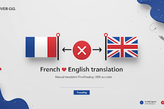translate website content english to french professionally