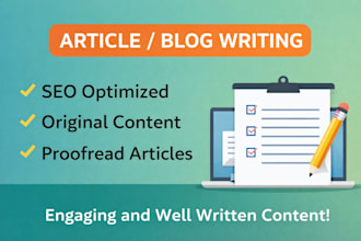 seo blog posts and articles for your web