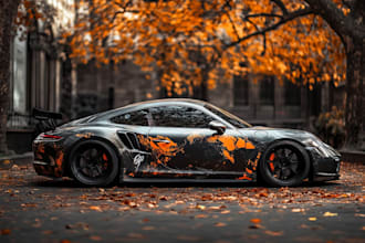 car wrap, truck wrap, van wrap design