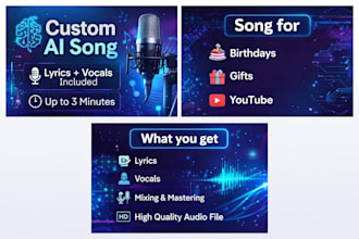 create a unique ai generated song just for you