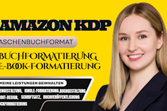 buchveroffentlichung bei amazon kindle KDP buchformatierung klndle taschenbuch