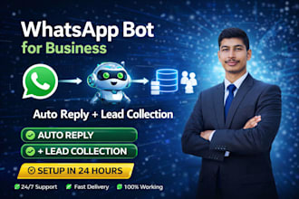 create a whatsapp bot to automate replies and generate leads for your business
