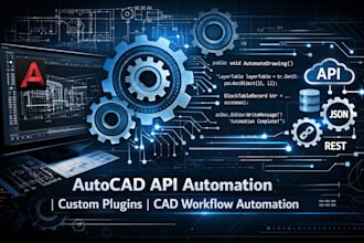 develop autocad api plugins automation tools and cad integration