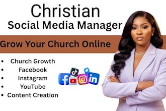 manage your church social media and create engaging christian content