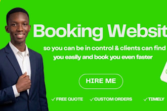 create an appointment booking website with admin panel