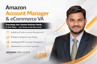 be your amazon fba account manager, amazon fba virtual assistant