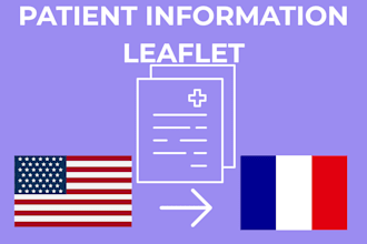 translate patient information pil from english to french