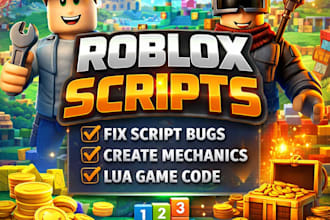 create or fix roblox scripts in lua