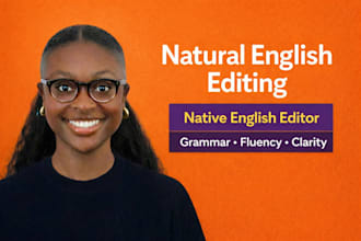 proofread and edit your english writing