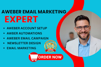 setup aweber automation email campaign aweber newsletter design workflow