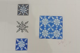 create seamless textile patterns for fabric