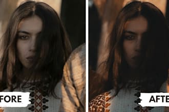 do portrait retouching, headshot retouch, fashion and beauty retouch