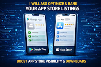 aso optimize rank your app store listings for google play and app store
