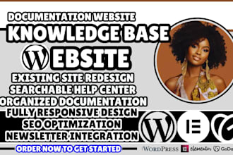 knowledge base website, help center website, documentation website design