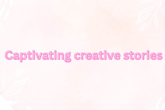 write captivating creative stories