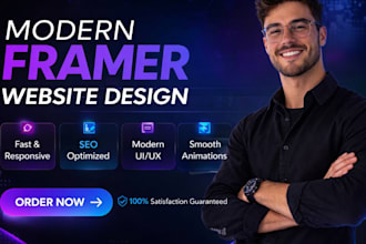 edit framer website design as framer website developer and framer website expert