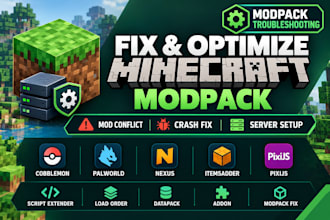 fix optimize minecraft modpack mod conflict palworld nexus itemsadder  pixijs