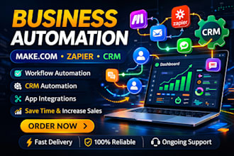 build business, make com, zapier workflows crm automation, twentycrm, espocrm