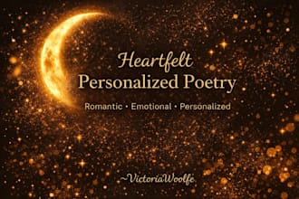 write heartfelt custom poetry for any occasion