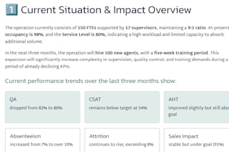 analyze and improve your kpis and team performance