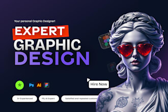 design an awesome graphic design, redesign, vector artwork, digital work